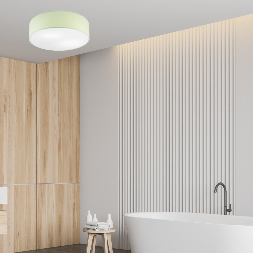 Taklampa SIRJA PASTEL 2xE27/60W/230V diameter 45 cm grön