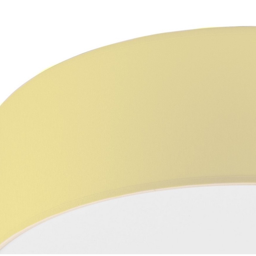Taklampa SIRJA PASTEL 2xE27/60W/230V diameter 45 cm gul