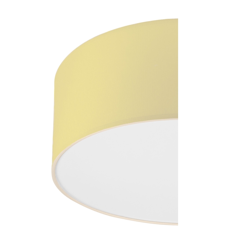 Taklampa SIRJA PASTEL DOUBLE 2xE27/15W/230V diameter 35 cm gul