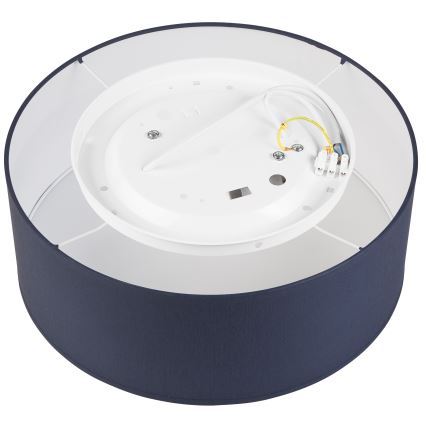 Taklampa SIRJA PASTEL DOUBLE 2xE27/15W/230V diameter 35 cm mörkblå