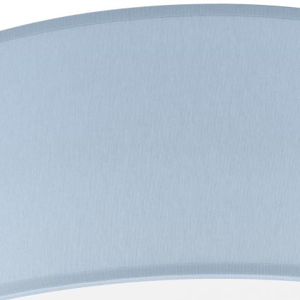 Taklampa SIRJA PASTEL DOUBLE 4xE27/15W/230V diameter 45 cm blå