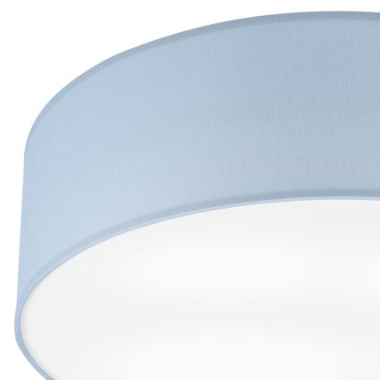 Taklampa SIRJA PASTEL DOUBLE 4xE27/15W/230V diameter 45 cm blå