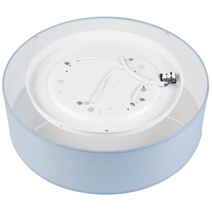 Taklampa SIRJA PASTEL DOUBLE 4xE27/15W/230V diameter 45 cm blå