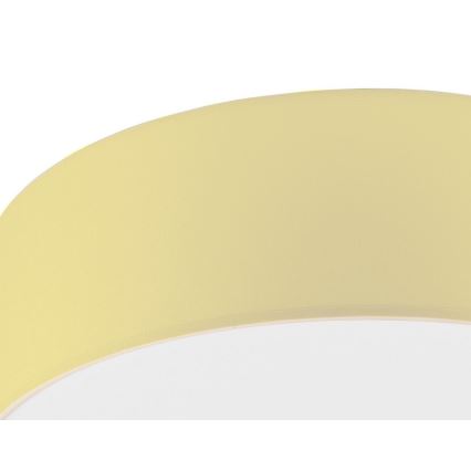 Taklampa SIRJA PASTEL DOUBLE 4xE27/15W/230V diameter 45 cm gul