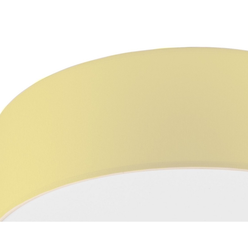 Taklampa SIRJA PASTEL DOUBLE 4xE27/15W/230V diameter 45 cm gul