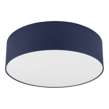 Taklampa SIRJA PASTEL DOUBLE 4xE27/15W/230V diameter 45 cm mörkblå