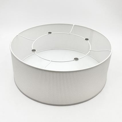 Taklampa SIRJA PLISADO 2xE27/15W/230V Ø 35 cm vit