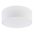 Taklampa SIRJA PLISADO 2xE27/15W/230V Ø 35 cm vit