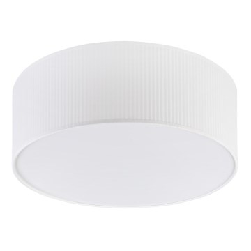 Taklampa SIRJA PLISADO 2xE27/15W/230V Ø 35 cm vit