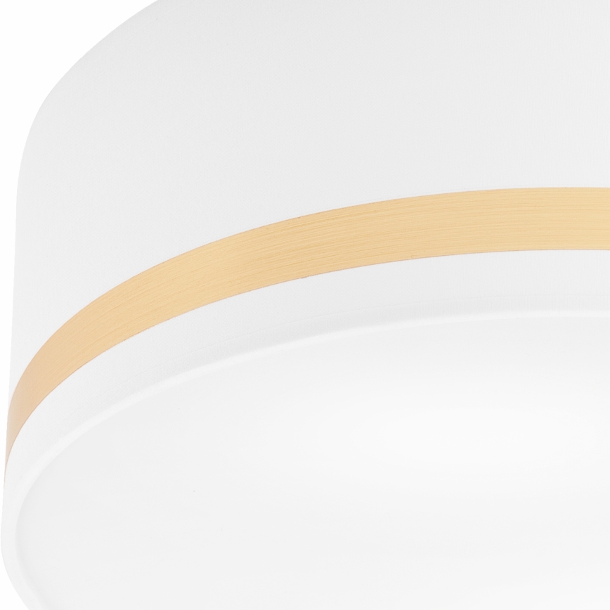 Taklampa SIRJA STRIPE 2xE27/15W/230V diameter 35 cm vit