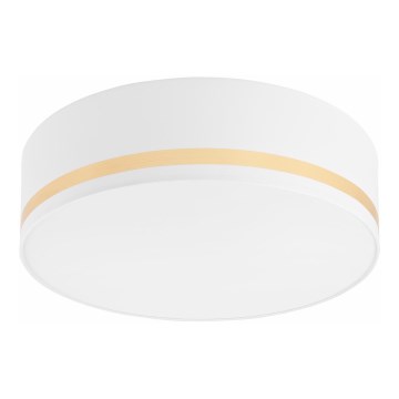 Taklampa SIRJA STRIPE 4xE27/15W/230V diameter 45 cm vit