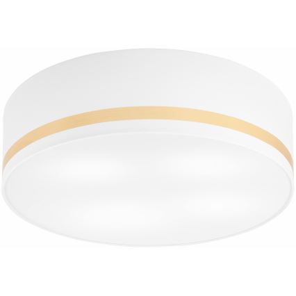 Taklampa SIRJA STRIPE 4xE27/15W/230V diameter 45 cm vit