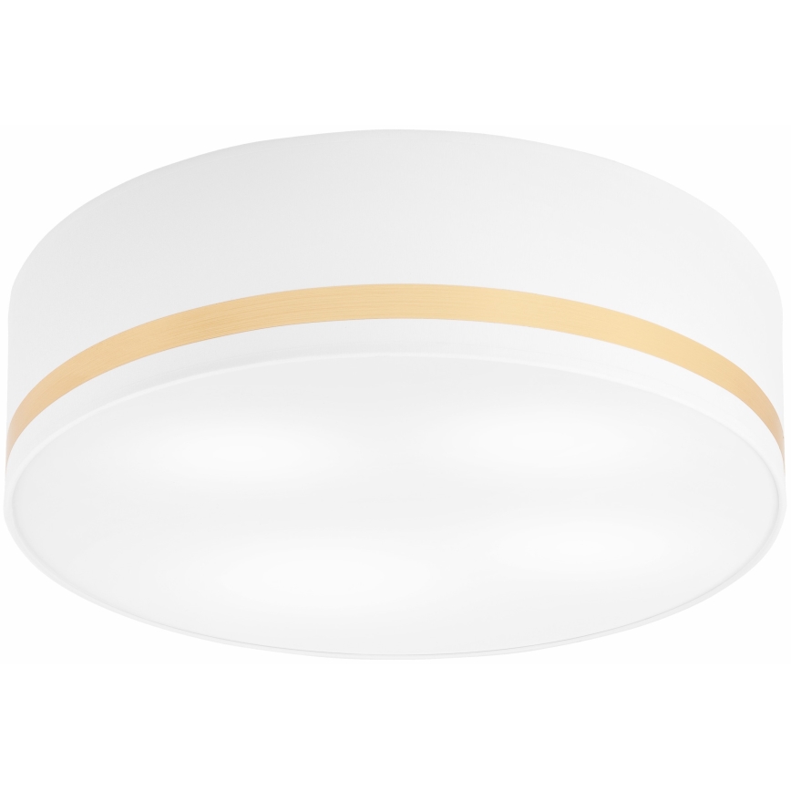 Taklampa SIRJA STRIPE 4xE27/15W/230V diameter 45 cm vit