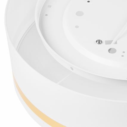 Taklampa SIRJA STRIPE 4xE27/15W/230V diameter 45 cm vit