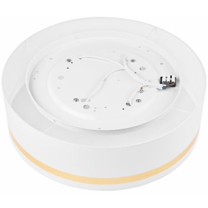 Taklampa SIRJA STRIPE 4xE27/15W/230V diameter 45 cm vit