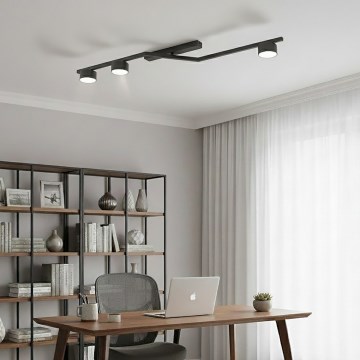 Taklampa SKAN 3xGX53/12W/230V svart