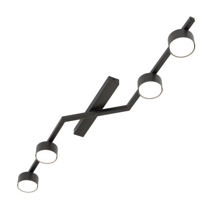 Taklampa SKAN 4xGX53/12W/230V svart