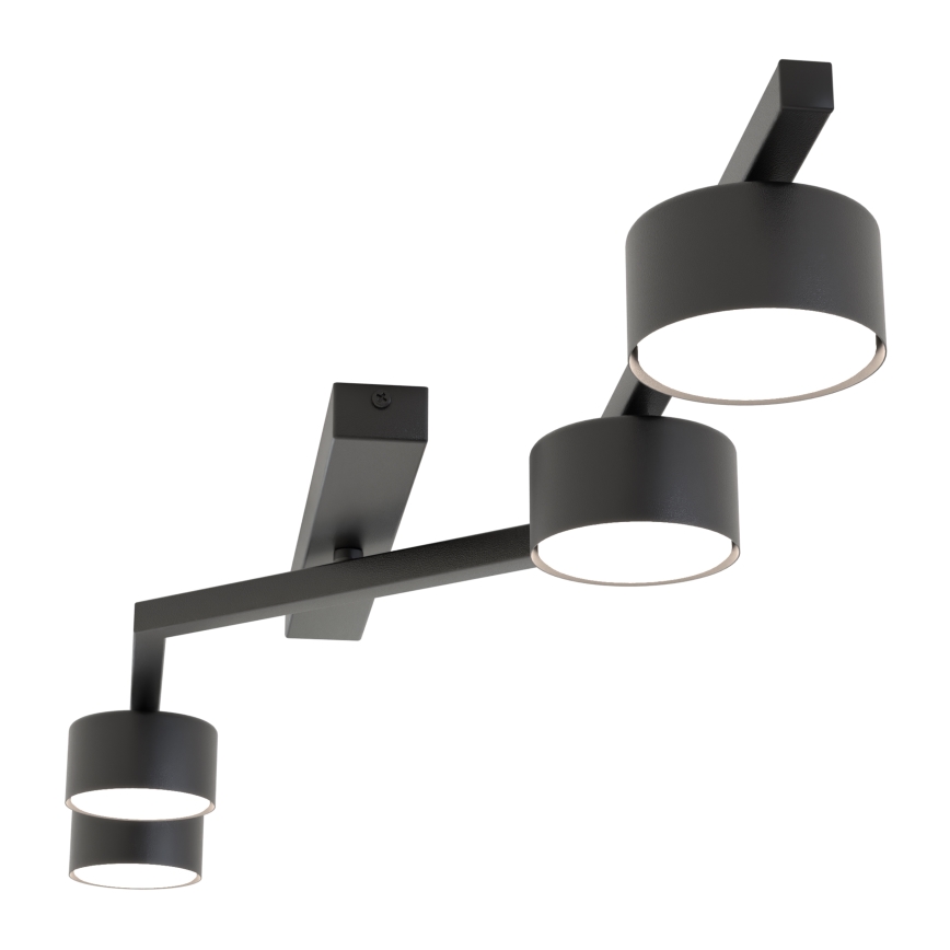 Taklampa SKAN 4xGX53/12W/230V svart