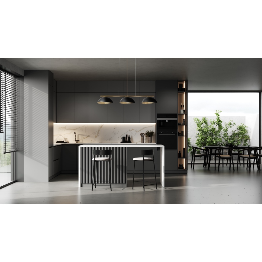 Taklampa på kabel SOLAR 3xE27/60W/230V guld