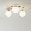 Taklampa SOPRA 3xE14/10W/230V beige/vit