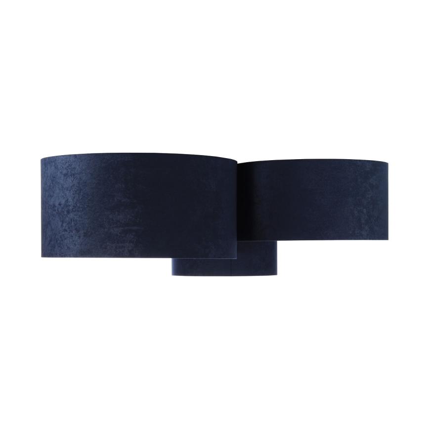 Taklampa SPACE 3xE27/60W/230V blå/guld