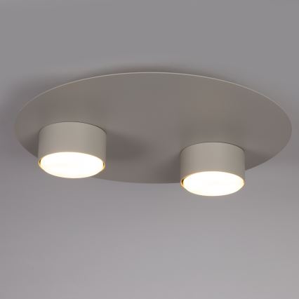 Taklampa STAR 2xGX53/12W/230V beige