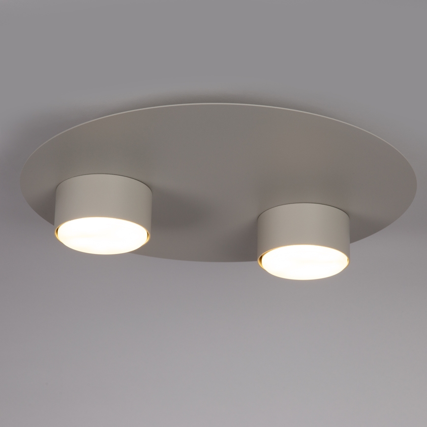Taklampa STAR 2xGX53/12W/230V beige