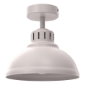 Taklampa SVEN 1xE27/15W/230V Ø 21 cm krämvit