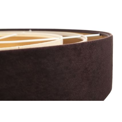 Taklampa på kabel TRINITI 1xE27/60W/230V brun/beige/guld