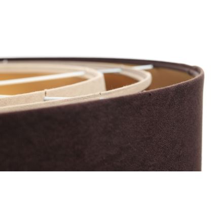 Taklampa på kabel TRINITI 1xE27/60W/230V brun/guld/beige