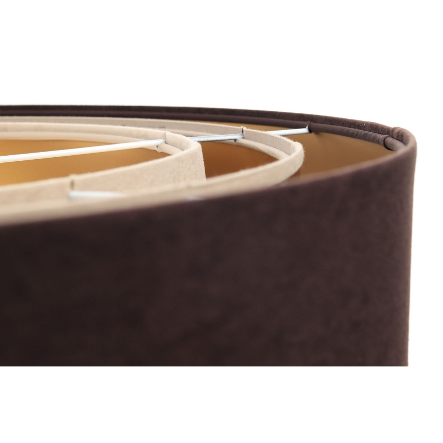 Taklampa på kabel TRINITI 1xE27/60W/230V brun/guld/beige