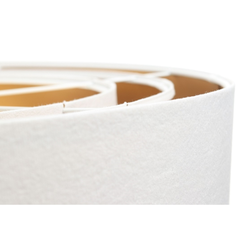 Taklampa på kabel TRINITI 1xE27/60W/230V vit/guld