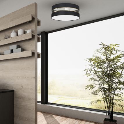 Taklampa  ULTIMO 3xE27/60W/230V svart