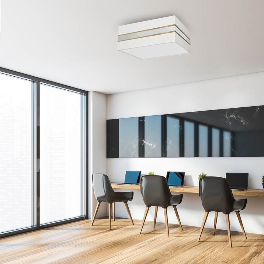 Taklampa  ULTIMO 3xE27/60W/230V vit 