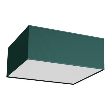 Taklampa  VERDE 3xE27/60W/230V 50x50 cm grön