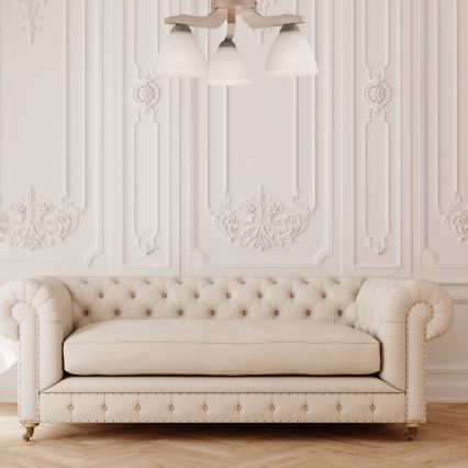 Takmonterad taklampa ADRIANO 3xE27/60W/230V bok