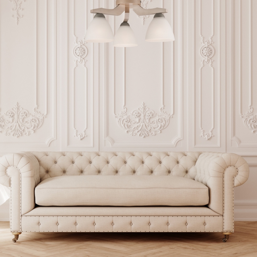 Takmonterad taklampa ADRIANO 3xE27/60W/230V bok