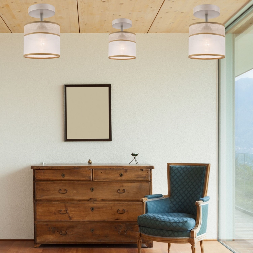 Takmonterad taklampa ANDREA 1xE27/60W/230V bok