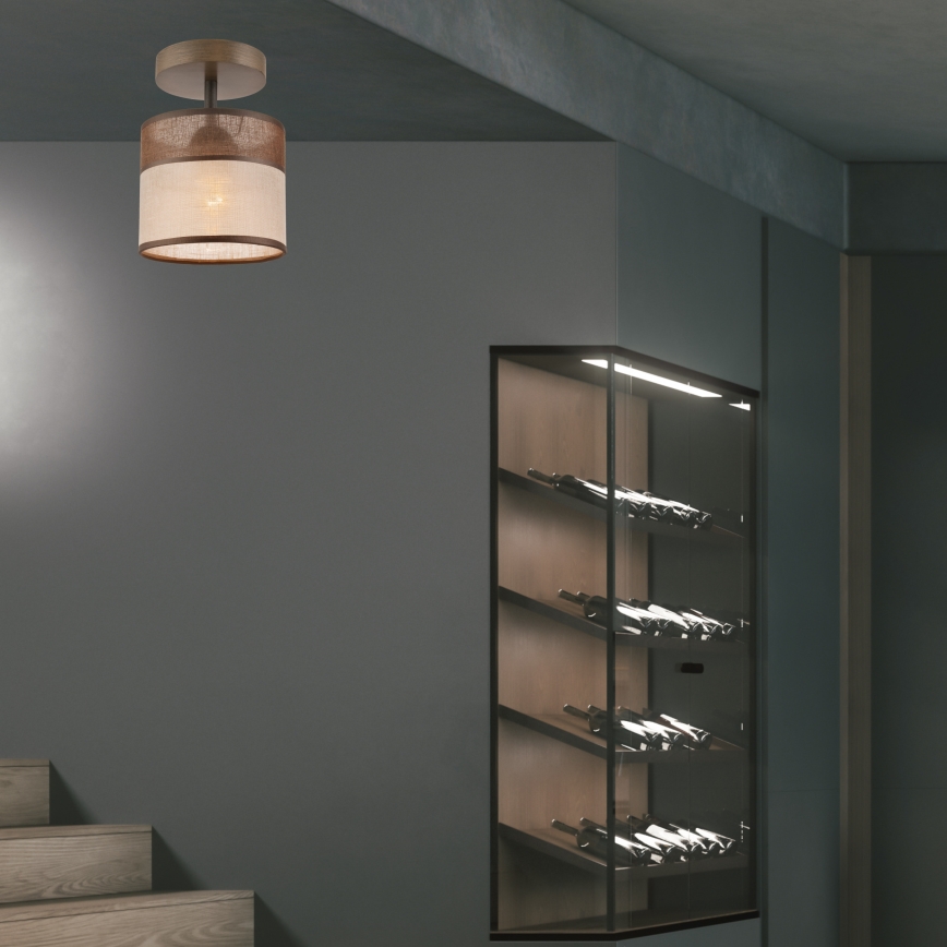 Takmonterad taklampa ANDREA 1xE27/60W/230V bok