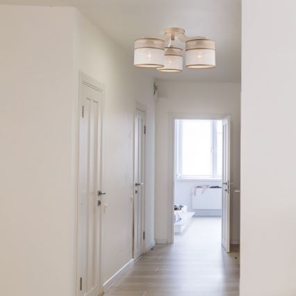 Takmonterad taklampa ANDREA 3xE27/60W/230V bok