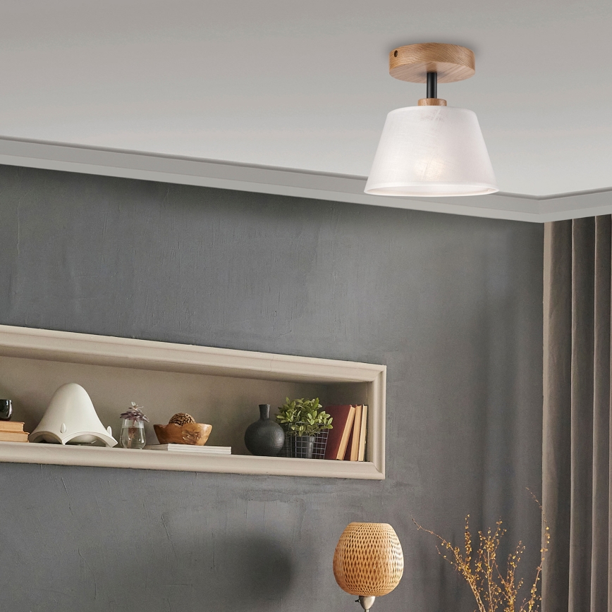 Takmonterad taklampa ANTONIO 1xE14/60W/230V vit/ek