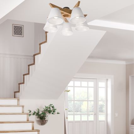 Plafondlampa ANTONIO 5xE14/40W/230V ek