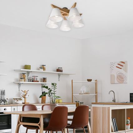 Plafondlampa ANTONIO 5xE14/40W/230V ek