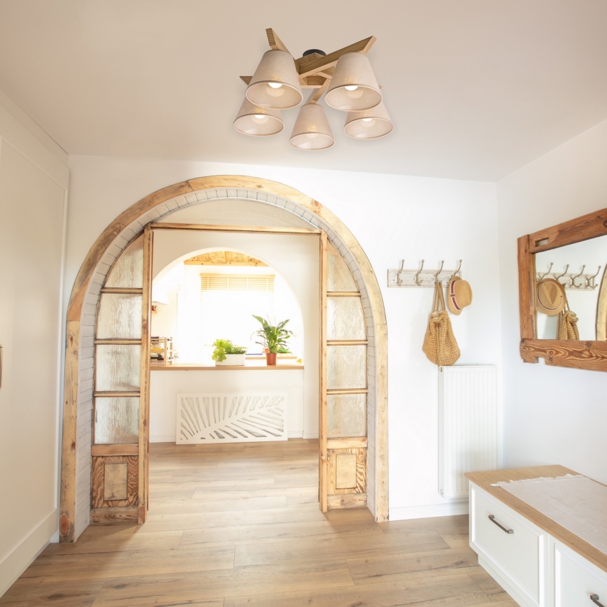 Plafondlampa ANTONIO 5xE14/40W/230V ek