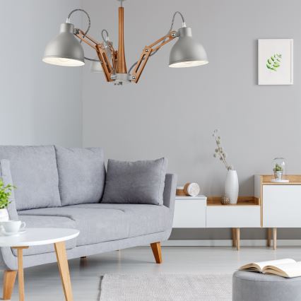 Takmonterad taklampa MARCELLO 3xE27/60W/230V bok