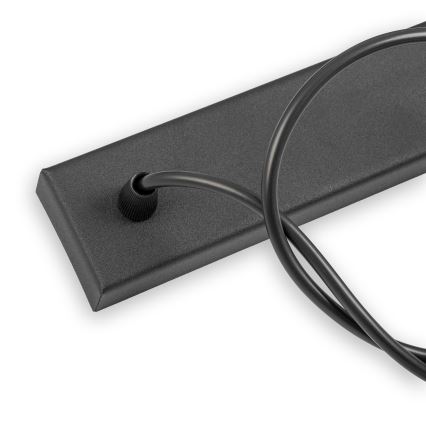 Takpendel ALBA 3xE27/15W/230V svart/brun