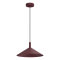 Takpendel ANEGA 1xGX53/15W/230V, Ø 30 cm, burgundyröd