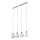 Takpendel BALLO med sladd 4xE14/10W/230V beige