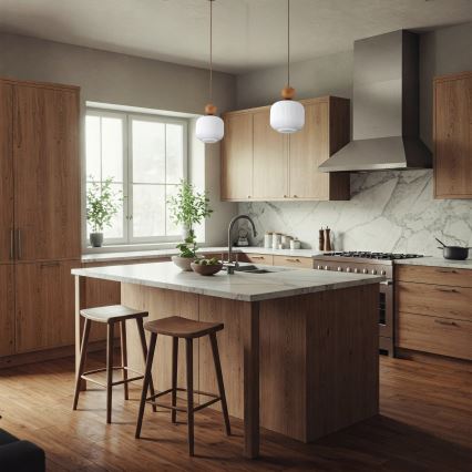 Takpendel BALLO på kabel 1xE14/10W/230V beige