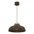 Takpendel BASCA 1xE27/15W/230V brun/beige